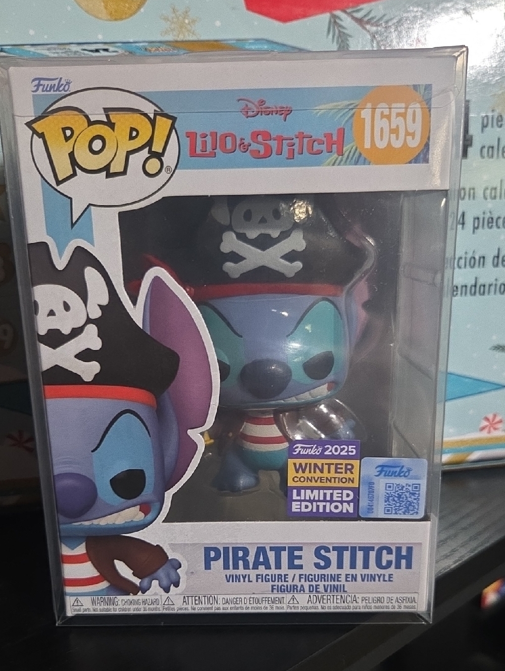 Funko Pirate Stitch Vinyl Figure - Blue, Purple, Black